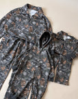 Camo Kids Half Zip
