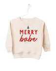 Merry Babe Tree Pullover Saved by Grace Co.