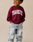 Thankful Varsity Kids Sweatshirt SBG Co.