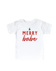 Merry Babe Tree Tee Saved by Grace Co.