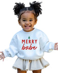 Merry Babe Tree Pullover Saved by Grace Co.
