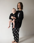 Women's Sweat Set | Midnight Skelly forever french baby