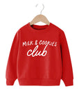 Milk + Cookies Club Kids Pullover Saved by Grace Co.