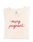 Merry + Pregnant Tee DOORBUSTER Saved by Grace Co.
