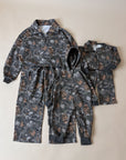 Camo Zip Jumpsuit