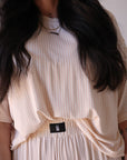 Women's Boxy Tee Lounge Set | Sadie Stripe