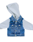 Mebie Baby Hooded Jean Jacket
