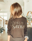 Jesus Saves Monochromatic Tee
