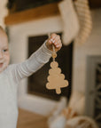 Christmas Tree Leather Ornament | Handmade & Sustainable