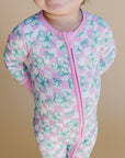 Bamboo Zip Romper | Shamrock & Bows