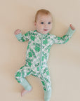 Bamboo Zip Romper | Lucky Shamrock