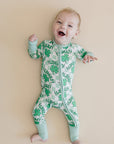 Bamboo Zip Romper | Lucky Shamrock