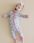 Bamboo Zip Romper | Shamrock & Bows