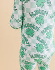 Bamboo Zip Romper | Lucky Shamrock