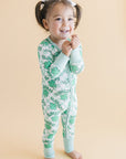 Bamboo Zip Romper | Lucky Shamrock