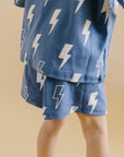 Shorts Set | Blue Bolts