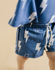 Shorts Set | Blue Bolts