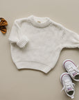 Chunky Knit Sweater | Milk