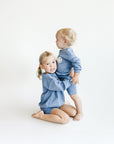 Biker Shorts Set | Blue