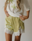 Women's Satin Shorts | Prickly Pear forever french baby