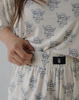 Women's Boxy Tee Lounge Set | ff Los Angeles
