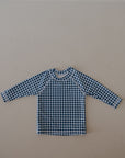 Child Rash Guard | Blue Gingham