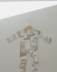 Bamboo Zip Pajamas | Camo 2.0