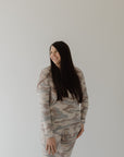 Women's Long Sleeve Bamboo Pajama | Camo