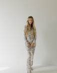 Women's Long Sleeve Bamboo Pajama | Camo
