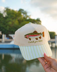 Catch You Later - Green Stripe Hat KenzKustomz