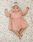 Vanilla Organic Cotton Ribbed Head Wrap Mebie Baby