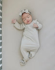 Oatmeal Bamboo Head Wrap Mebie Baby