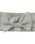 Sage Organic Cotton Ribbed Head Wrap