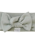 Sage Organic Cotton Ribbed Head Wrap Mebie Baby