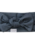 Charcoal Bamboo Head Wrap Mebie Baby