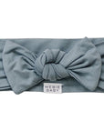 Dusty Blue Bamboo Head Wrap Mebie Baby