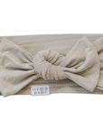Oatmeal Bamboo Head Wrap Mebie Baby