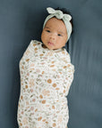 Meadow Floral Muslin Swaddle Blanket