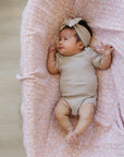 Oatmeal Organic Cotton Ribbed Head Wrap