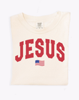 Jesus Flag Adult Unisex Tee ๐บ๐ธ