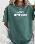 Santa's Supervisor Tee Saved by Grace Co.