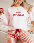 Santa's Supervisor Pullover Saved by Grace Co.