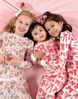 Hot Pink Bow | Two-Piece Pajama Set