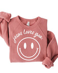 Jesus Loves You Smiley Pullover Saved by Grace Co.