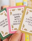 Reader Roulette Card Game - A card deck to help you choose what to read next