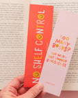 Too Many Books? Bookmark Set