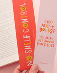 Too Many Books? Bookmark Set
