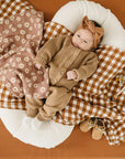 Gingham Muslin Quilt Mebie Baby