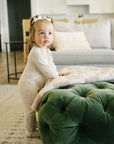 Taupe Checkered Plush Blanket Mebie Baby