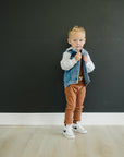 Mebie Baby Hooded Jean Jacket